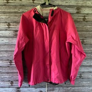 LL Bean Hooded Raincoat‎ Size Misses S